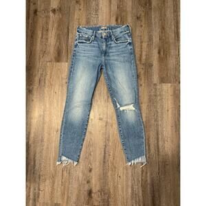 Mother Women’s The Looker Ankle Step Fray Jeans Size 27